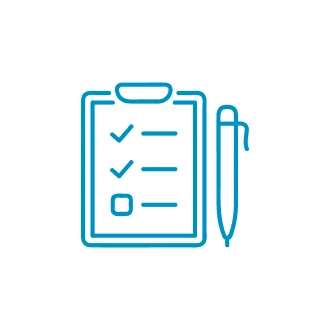 初期設定チェックリストのイラスト